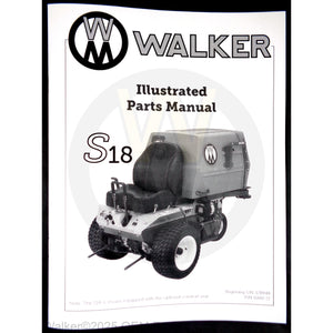 Walker Part # 5000-72 : Parts Manual MS18