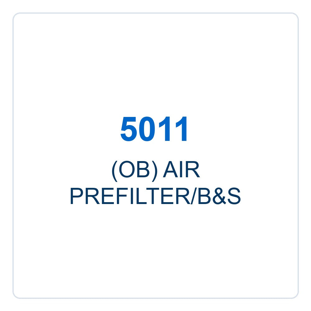Walker Part # 5011 : (OB) AIR PREFILTER/B&S