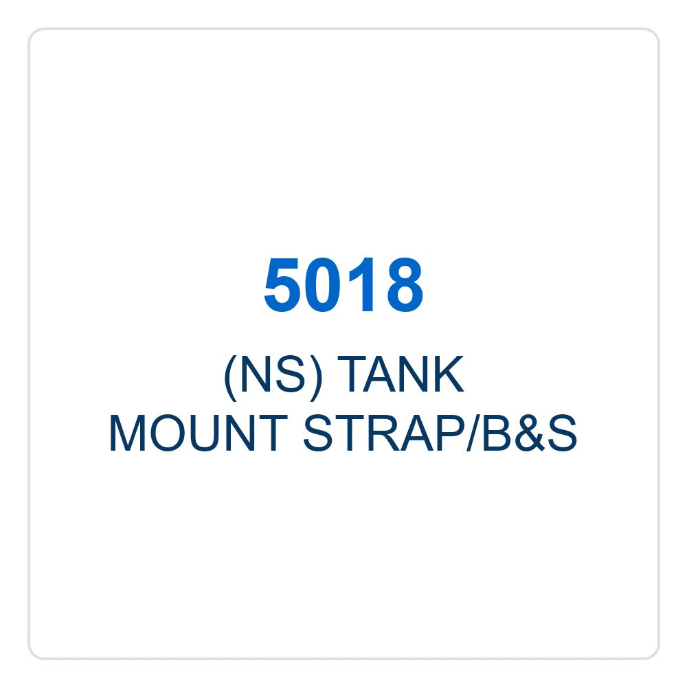 Walker Part # 5018 : (NS) TANK MOUNT STRAP/B&S