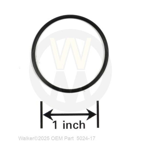Walker Part # 5024-17 : O-Ring 1/16'