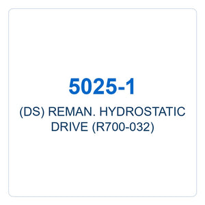 Walker Part # 5025-1 : (DS) REMAN.  HYDROSTATIC DRIVE (R700-032)