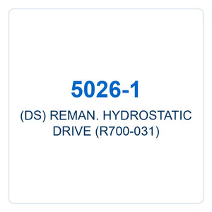Walker Part # 5026-1 : (DS) REMAN.  HYDROSTATIC DRIVE (R700-031)