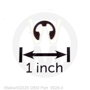 Walker Part # 5026-3 : Retaining Ring LD