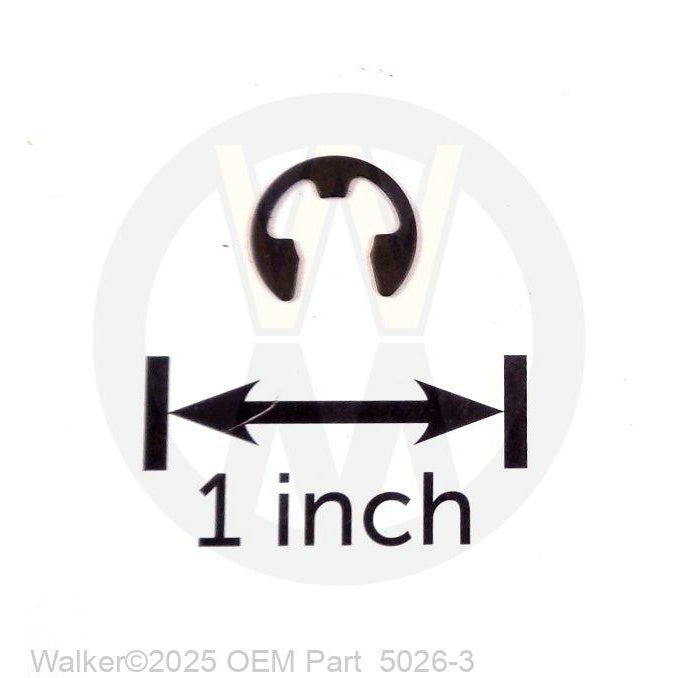 Walker Part # 5026-3 : Retaining Ring LD