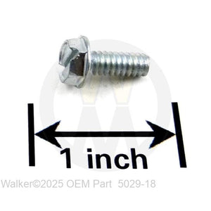 Walker Part # 5029-18 : Washer Head Machine Screw (10-24x.5) (45-1000)