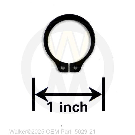 Walker Part # 5029-21 : Snap Ring - Gear Retainer (55-1000)