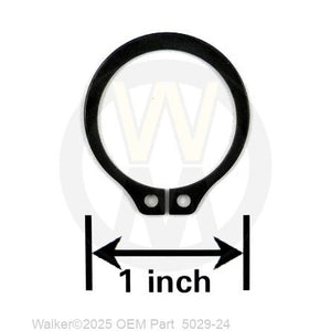 Walker Part # 5029-24 : Snap Ring/Input Shaft(T-Boxes) (55-1003)
