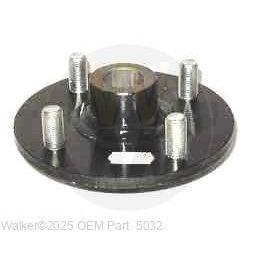 Walker Part # 5032 : (NR) Whl Hub (Welded to Axle)