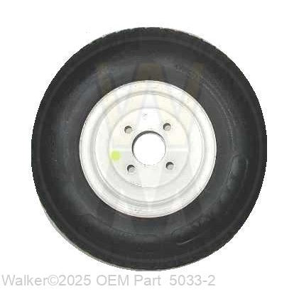Walker Part # 5033-2 : (SU 5033-6) WHEEL & TIRE  (18x6.50-8)