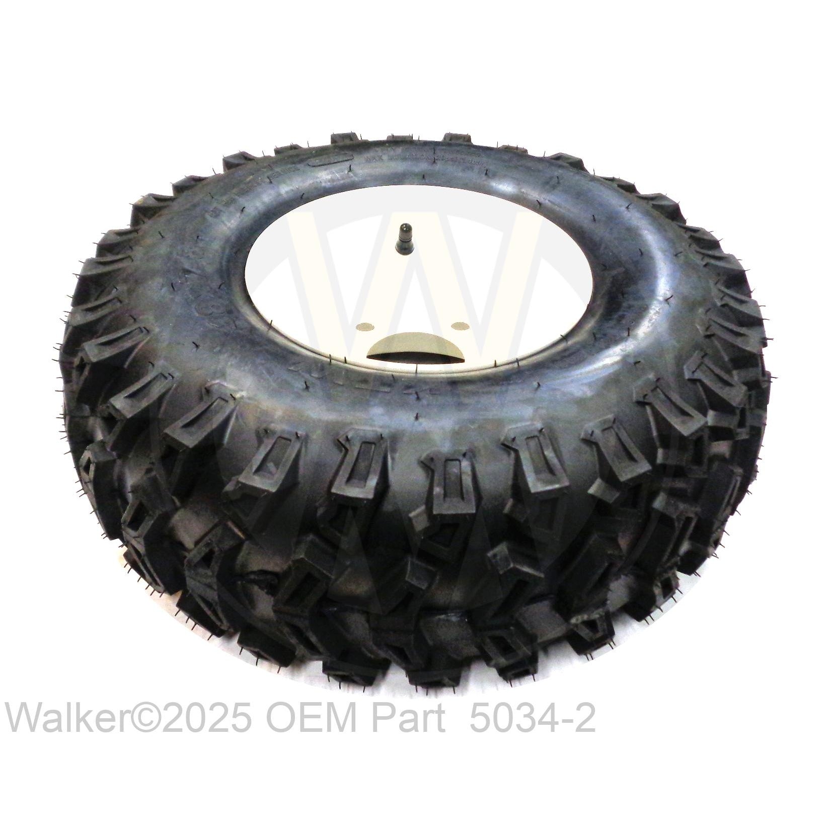 Walker Part # 5034-2 : AT Wheel & Tire/R(18x7.00-8)