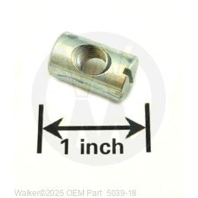 Walker Part # 5039-18 : Cross Dowel .787 W/Hole (5/16-18 Plated)