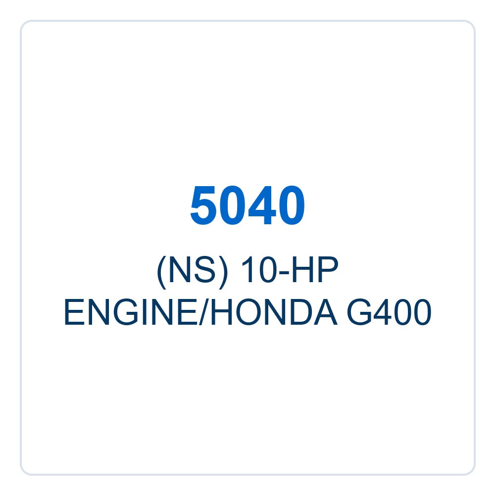 Walker Part # 5040 : (NS) 10-HP ENGINE/HONDA G400