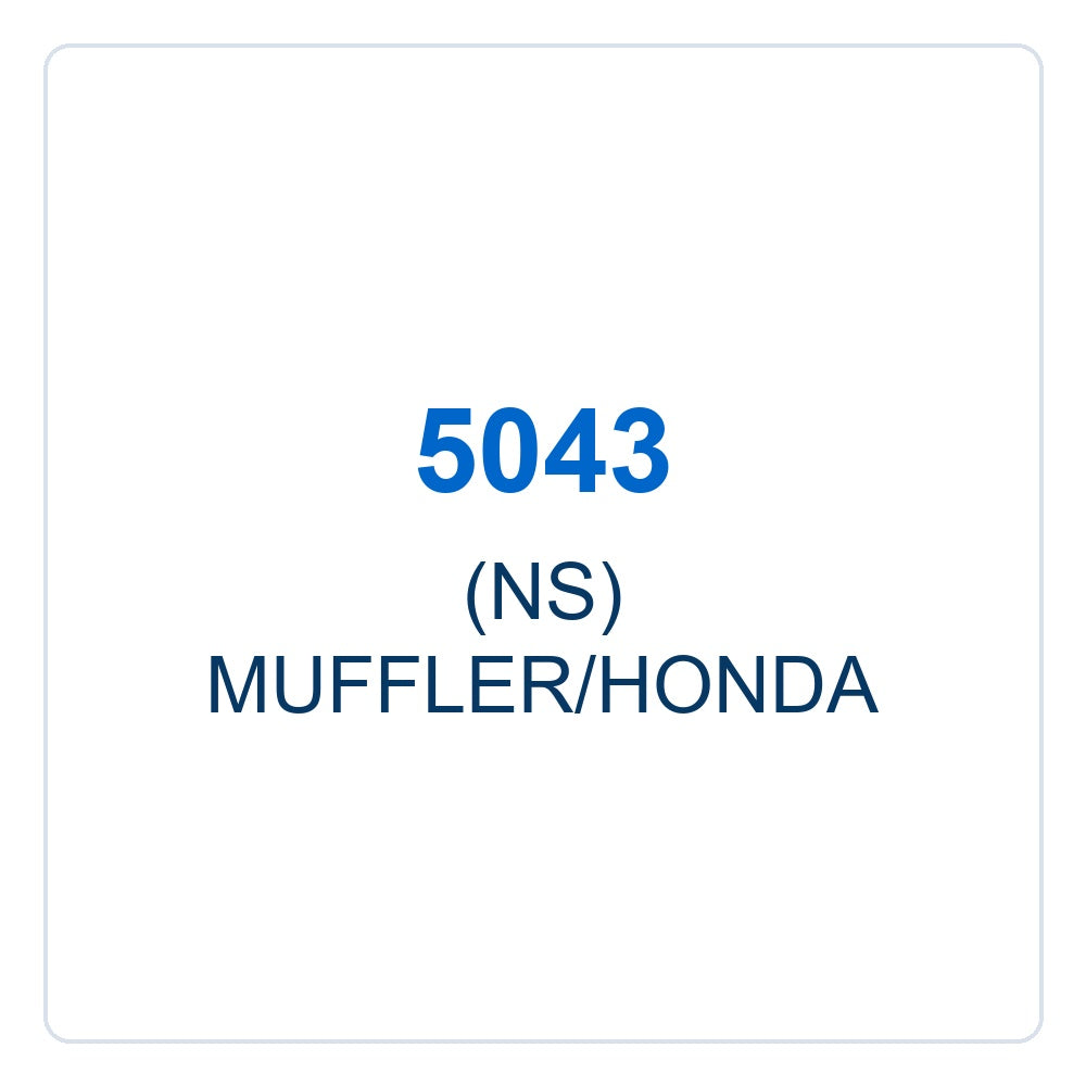 Walker Part # 5043 : (NS) MUFFLER/HONDA