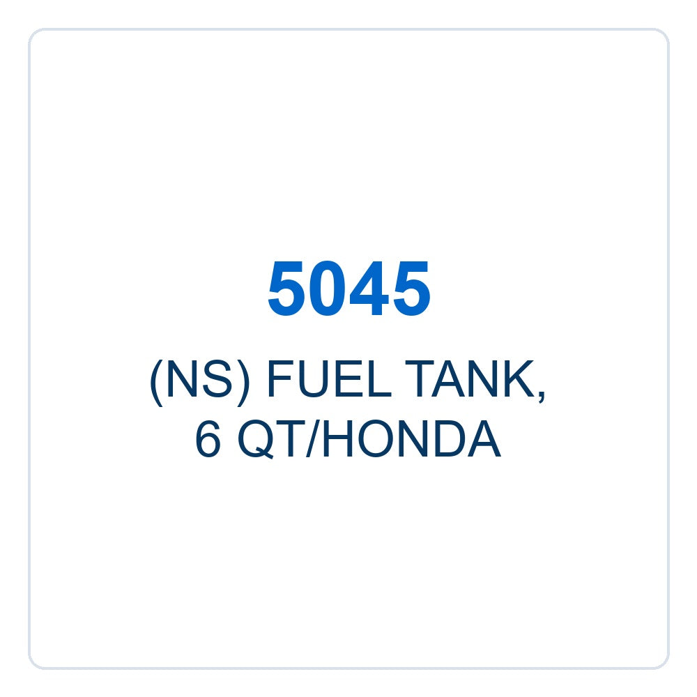 Walker Part # 5045 : (NS) FUEL TANK, 6 QT/HONDA