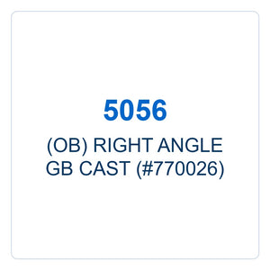 Walker Part # 5056 : (OB) RIGHT ANGLE GB CAST (#770026)
