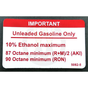 Walker Part # 5082-5 : (NR) Fuel Decal