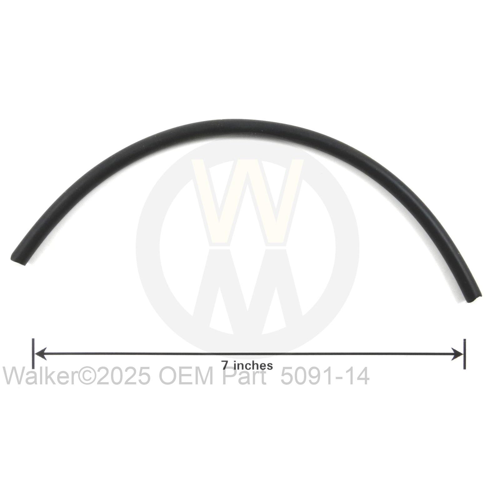 Walker Part # 5091-14 : Vacuum Hose (9')