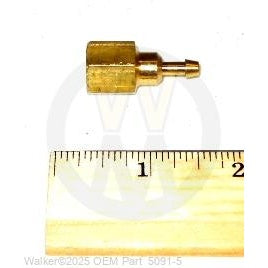 Walker Part # 5091-5 : FITTING 1/8 PIPE THREAD WITH BARB