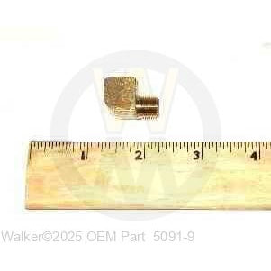 Walker Part # 5091-9 : STREET ELBOW/ 90' (1/8x1/8 NPT)