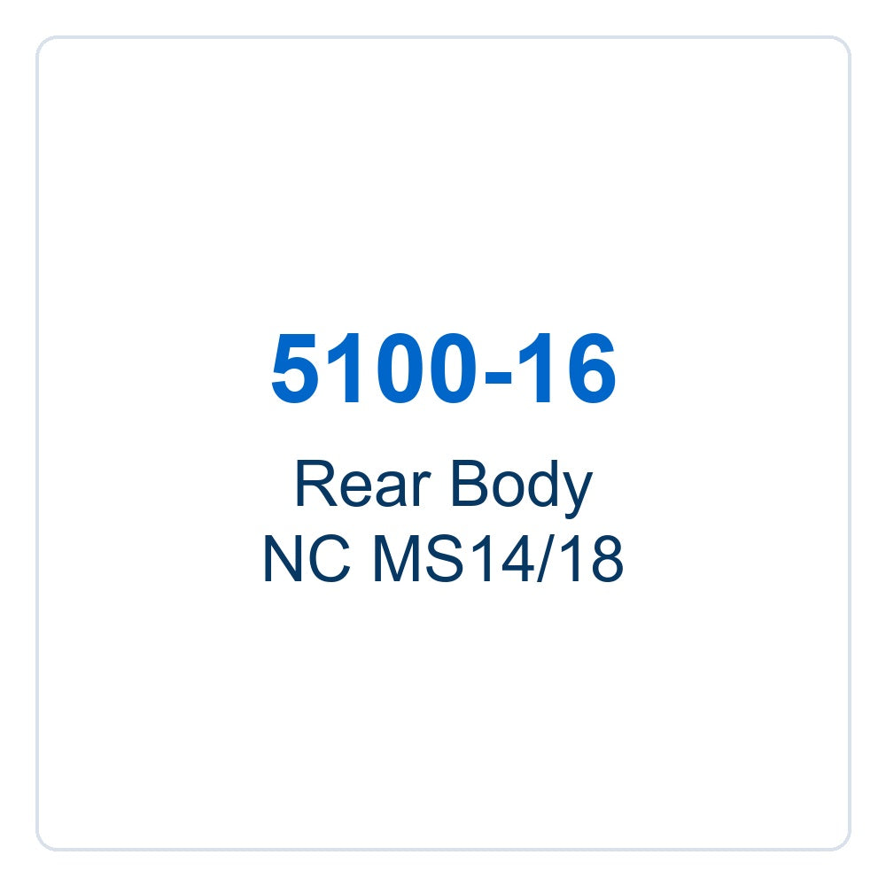Walker Part # 5100-16 : Rear Body NC MS14/18