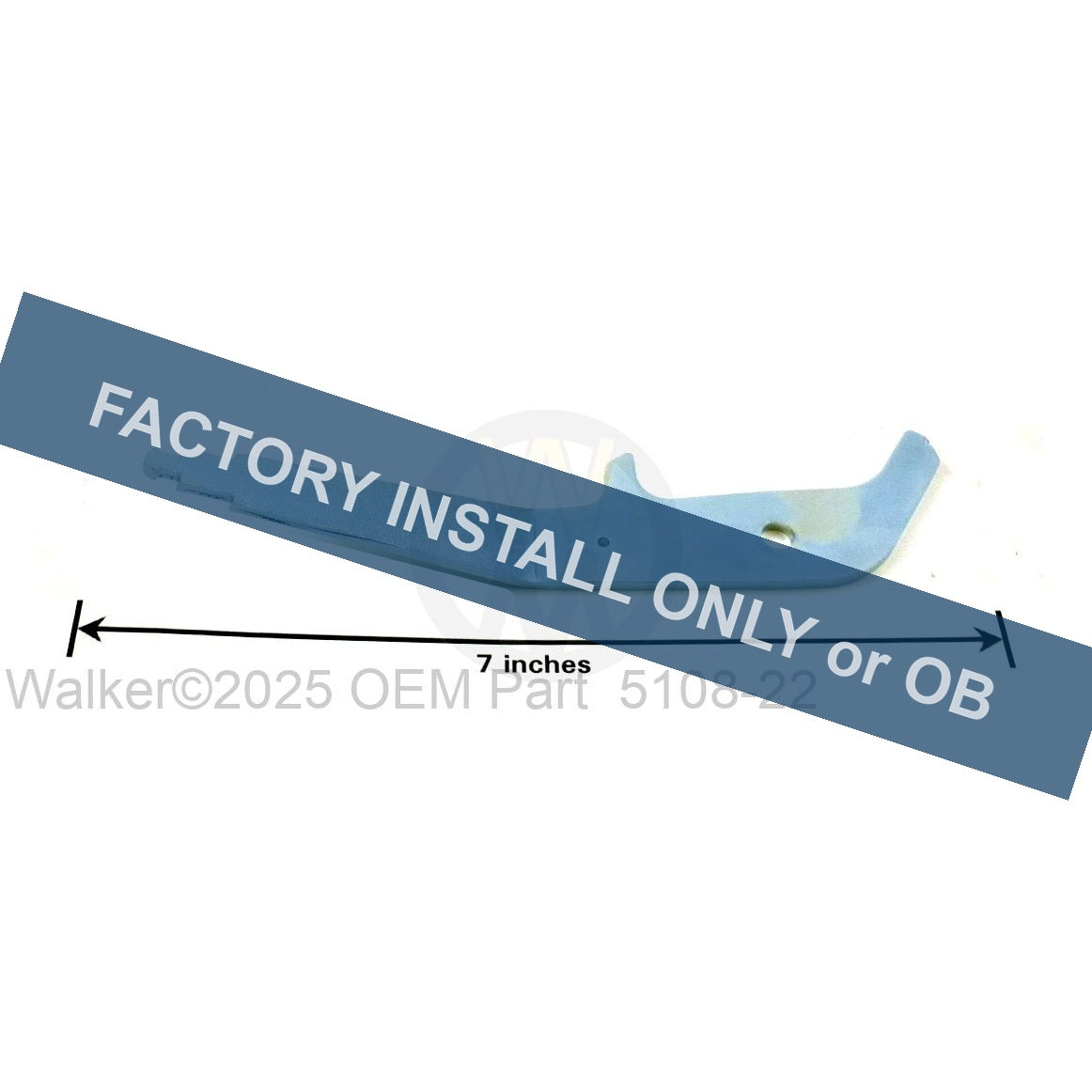 Walker Part # 5108-22 : Control Lever, Throttle MB23 (B27i SN 158815-160042 only)