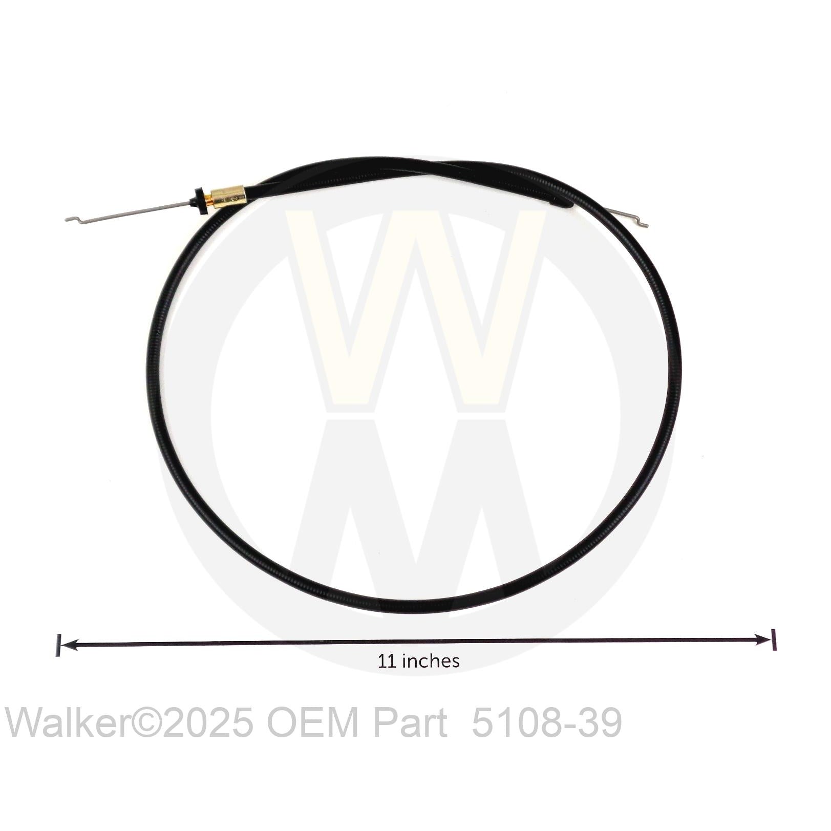 Walker Part # 5108-39 : Control Cable 31"