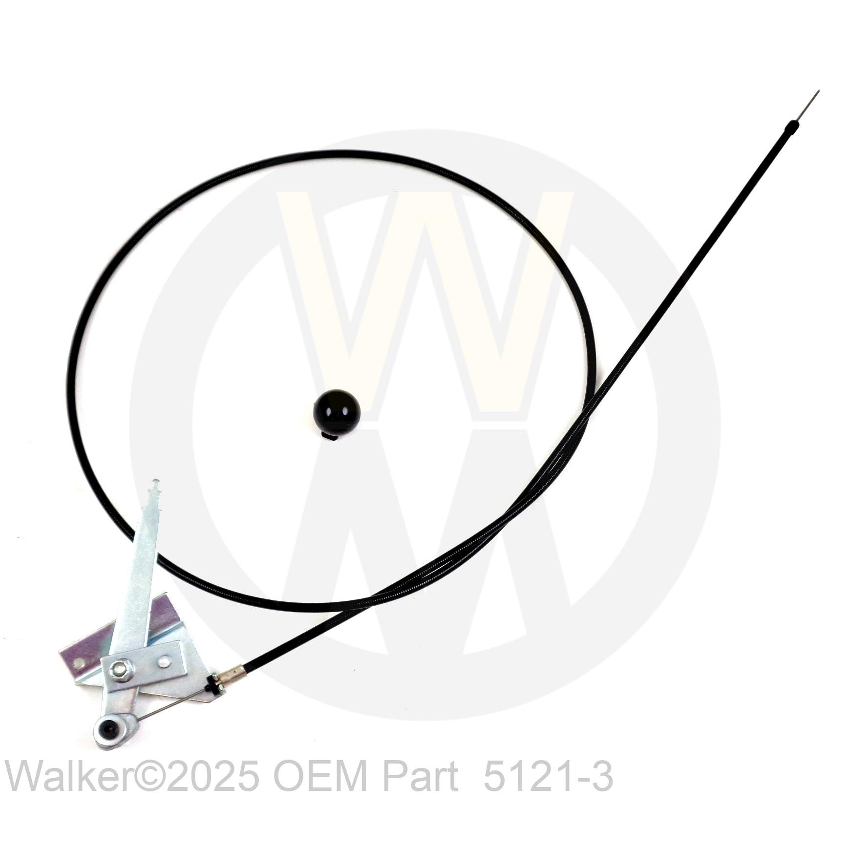 Walker Part # 5121-3 : Throttle Cntrl&Cable Assy