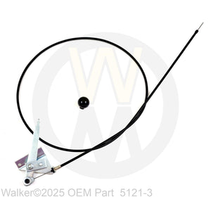 Walker Part # 5121-3 : Throttle Cntrl&Cable Assy