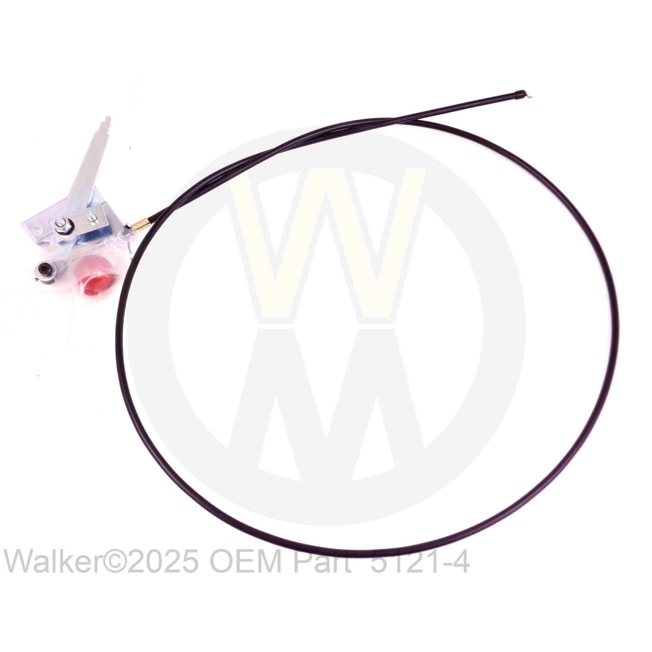 Walker Part # 5121-4 : Throttle Control & Cable Assembly