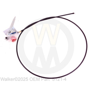 Walker Part # 5121-4 : Throttle Control & Cable Assembly