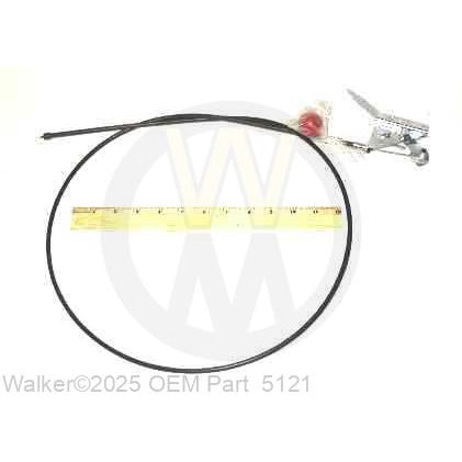 Walker Part # 5121 : THROTTLE CONTROL & CABLE ASSY
