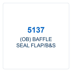 Walker Part # 5137 : (OB) BAFFLE SEAL FLAP/B&S