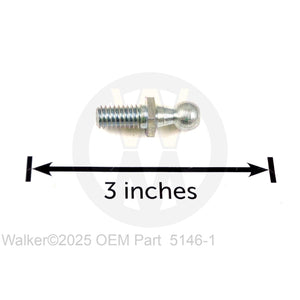 Walker Part # 5146-1 : 10MM BALL STUD X 3/4