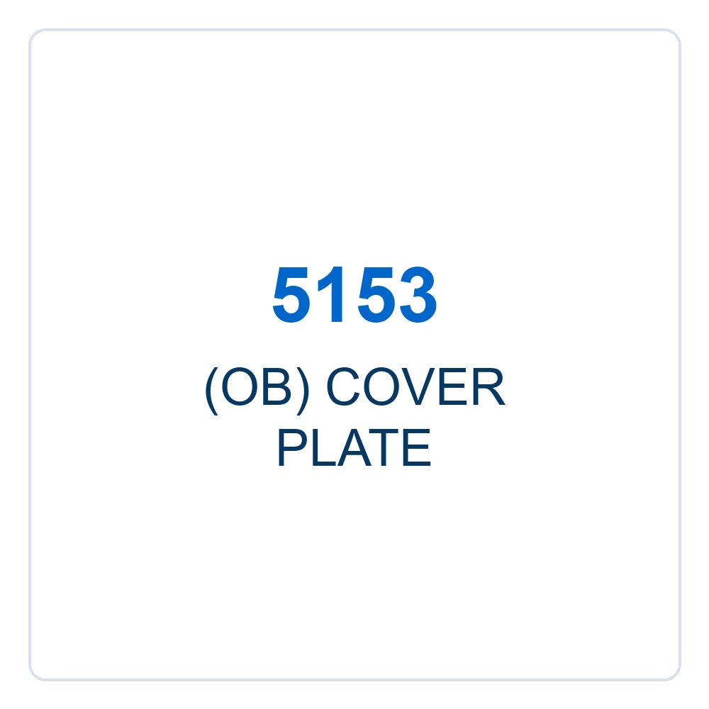 Walker Part # 5153 : (OB) COVER PLATE