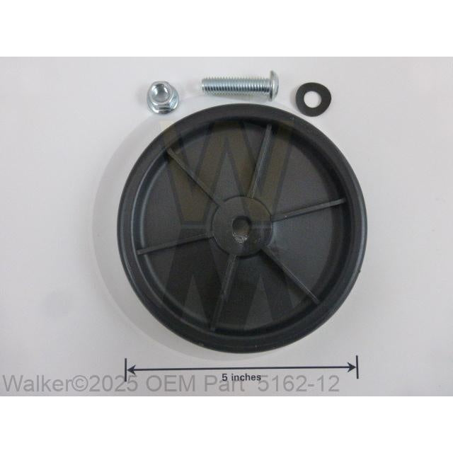 Walker Part # 5162-12 : Roller Wheel (5'Poly)
