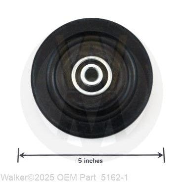 Walker Part # 5162-1 : Roller Wheel (4' Rubber)