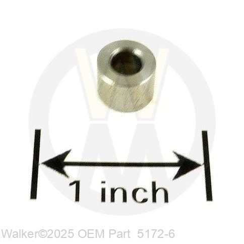 Walker Part # 5172-6 : Bushing, SS (.375x.188x.290)