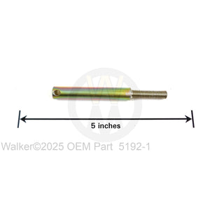 Walker Part # 5192-1 : SPRING PLUNGER (MALE)