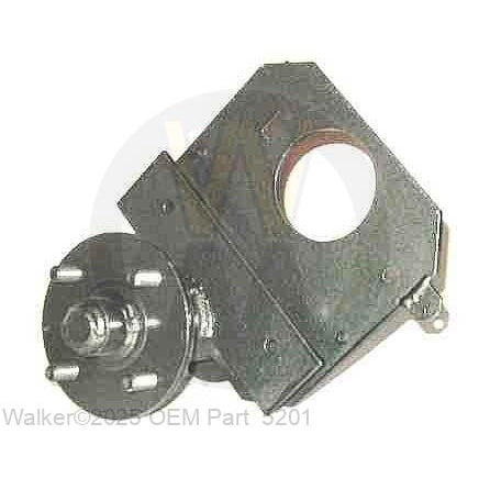 Walker Part # 5201 : AXLE, WHEEL HUB & MOUNT ASSY
