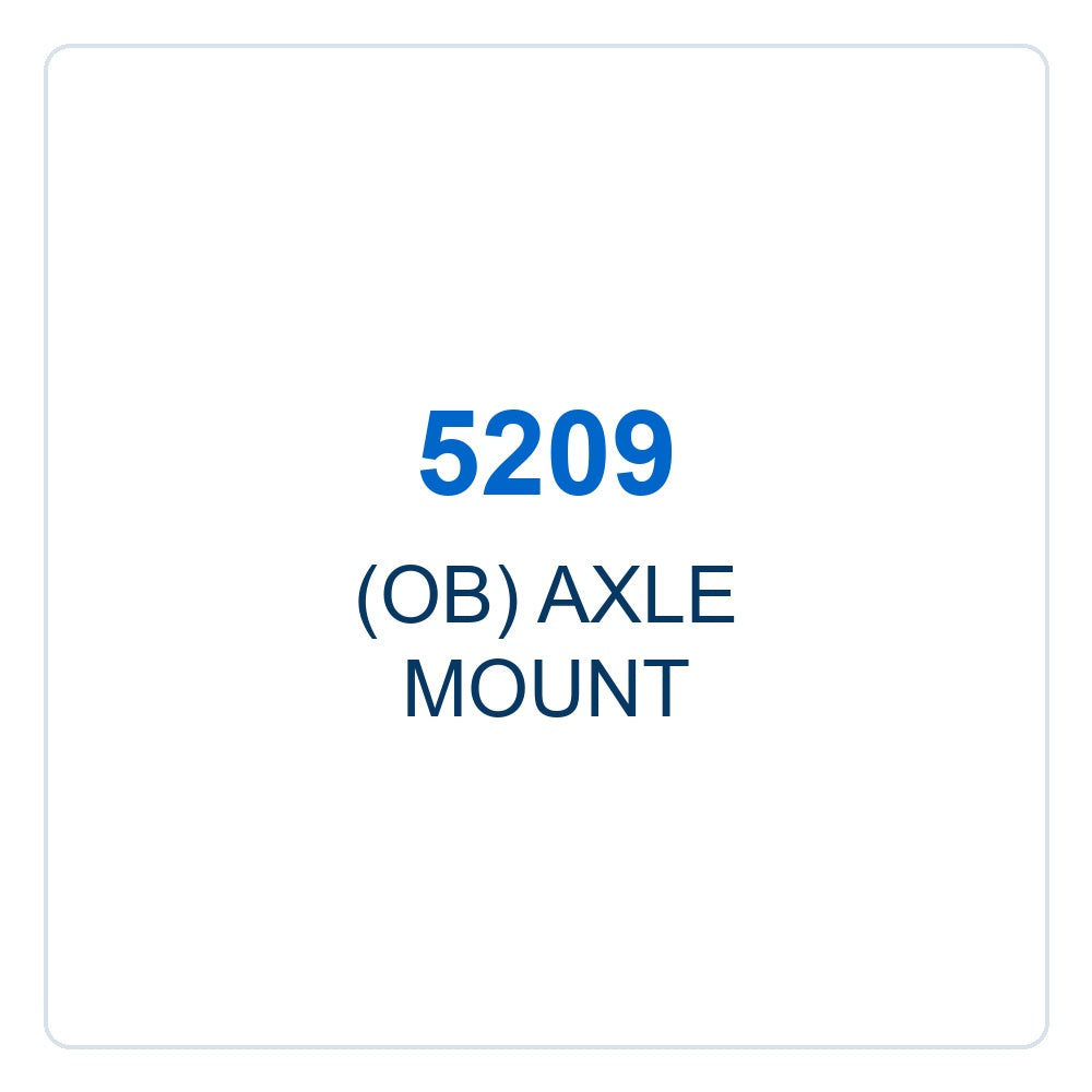 Walker Part # 5209 : (OB) AXLE MOUNT