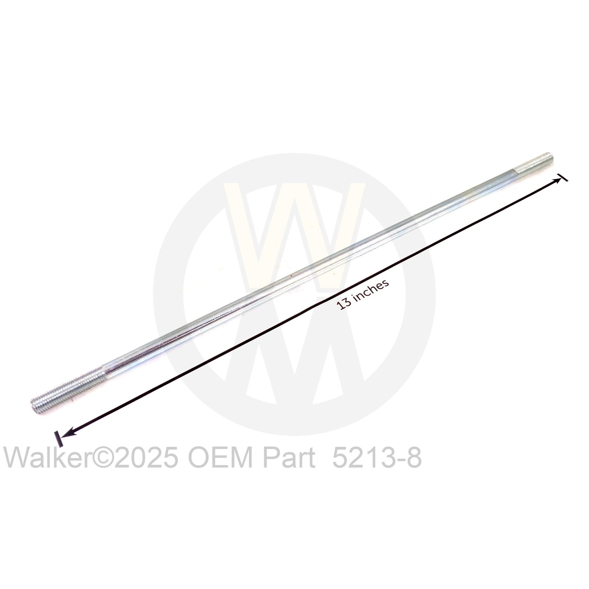 Walker Part # 5213-8 : Control Rod (13-3/8") 5/16 Threads