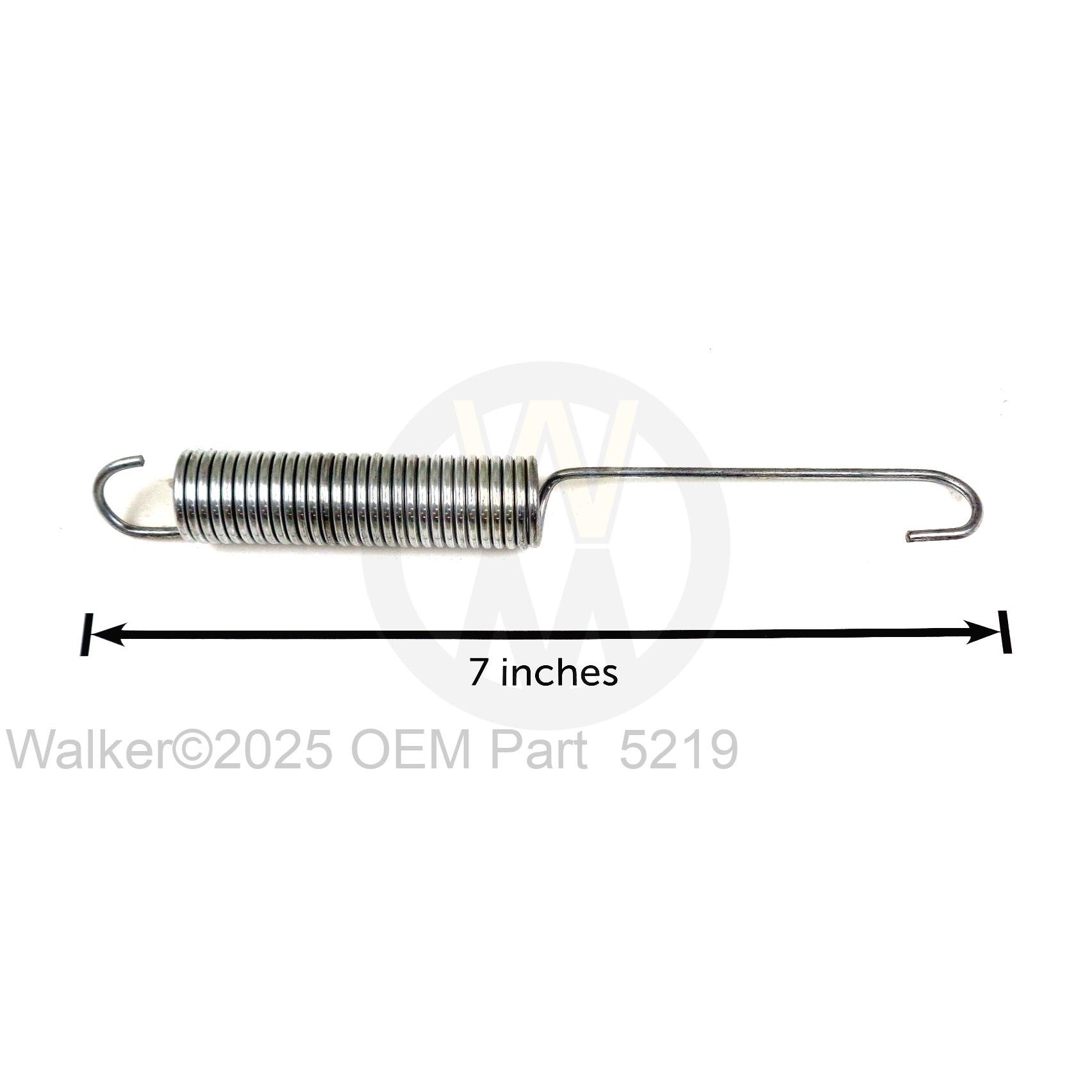 Walker Part # 5219 : EXTENSION SPRING (3/4x6-3/4)