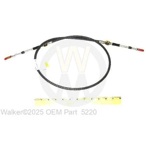 Walker Part # 5220 : (NR) CONTROL CABLE ASSEMBLY