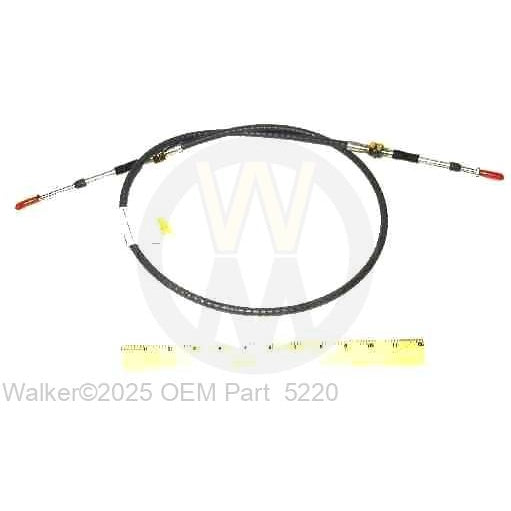 Walker Part # 5220 : (NR) CONTROL CABLE ASSEMBLY