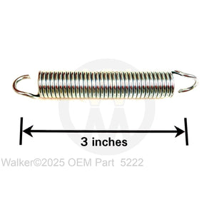 Walker Part # 5222 : EXTENSION SPRING (1/2x3-1/4)