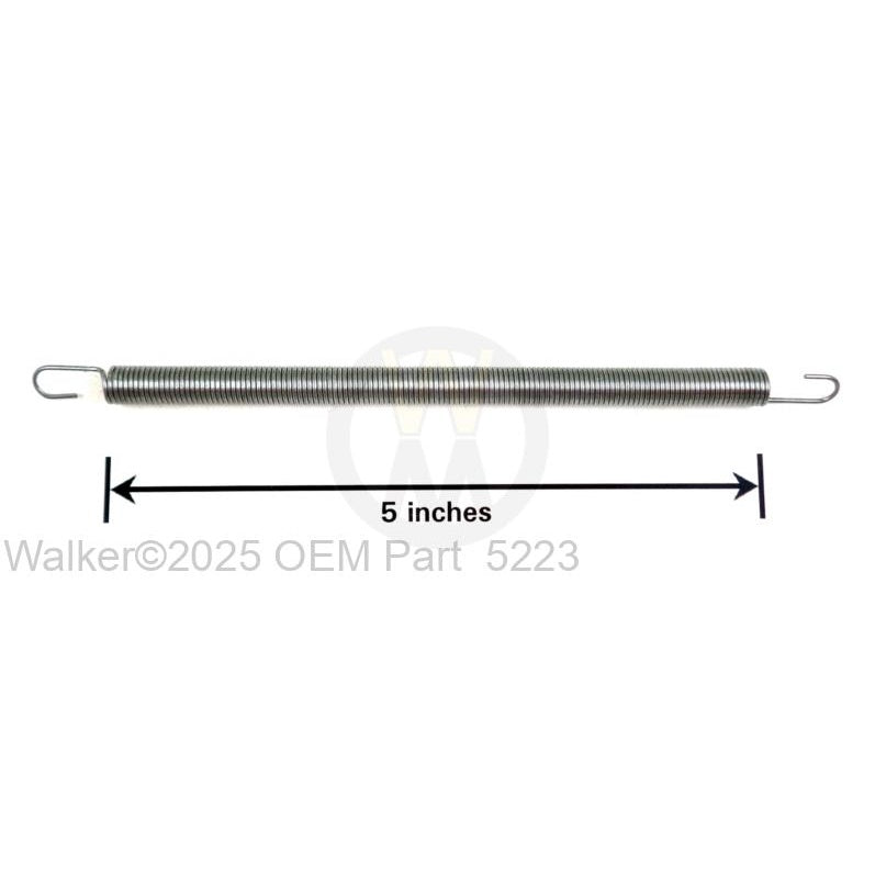 Walker Part # 5223 : EXTENSION SPRING (1/4x5-1/2)