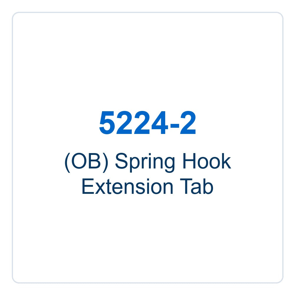 Walker Part # 5224-2 : (OB) Spring Hook Extension Tab