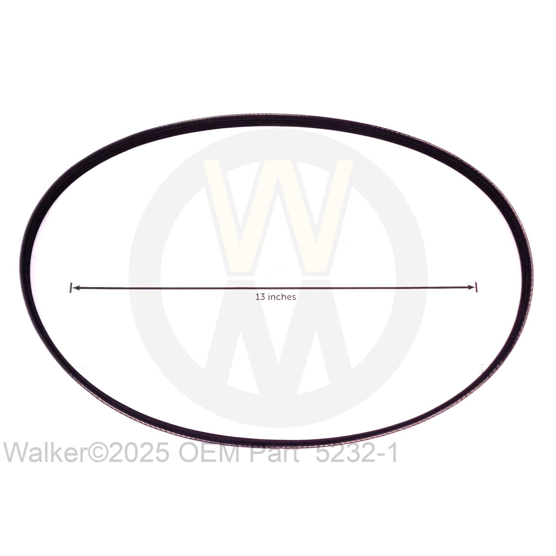 Walker Part # 5232-1 : BELT, GROUND DRIVE (Micro V) 4PK1080
