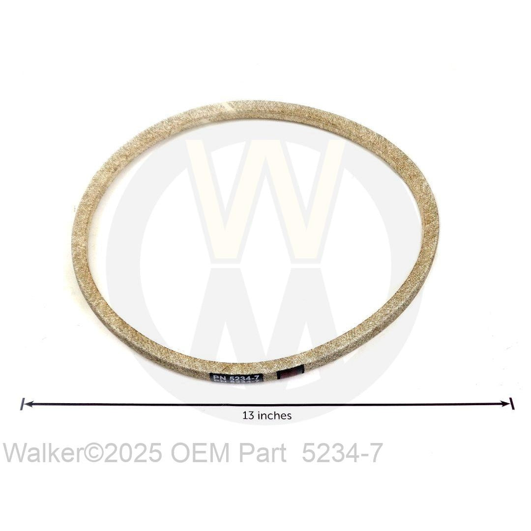 Walker Part # 5234-7 : PTO Drive Belt (B31-K)