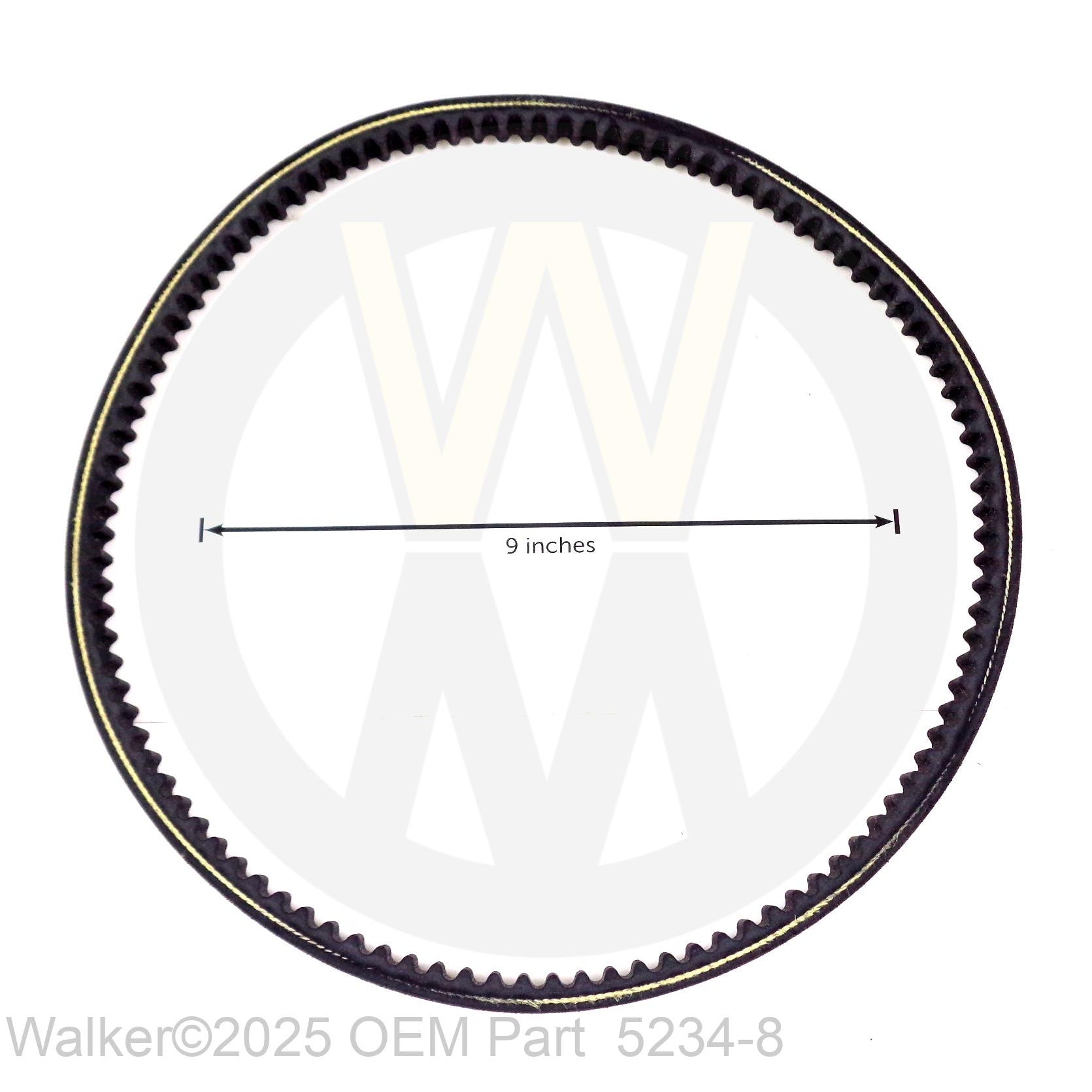 Walker Part # 5234-8 : PTO Drive Belt (B34K)